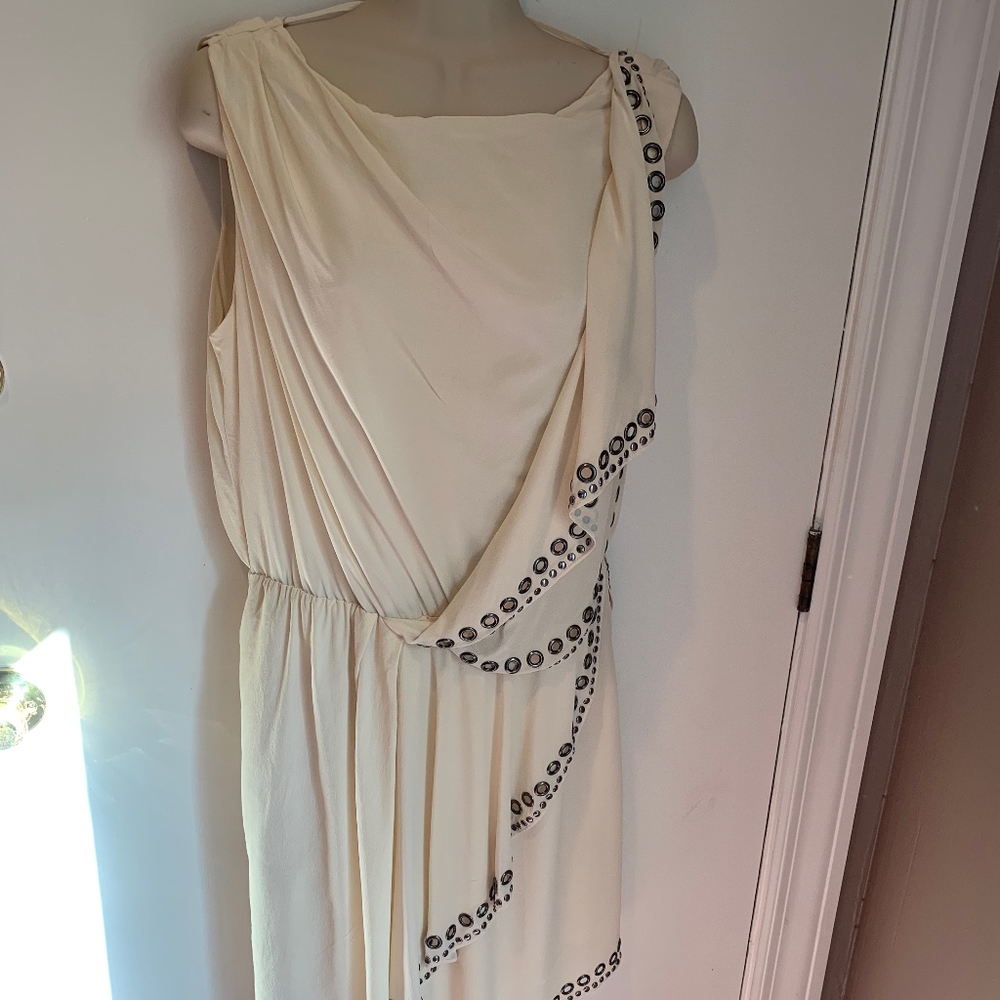 Haute Hippie silk Grecian style dress